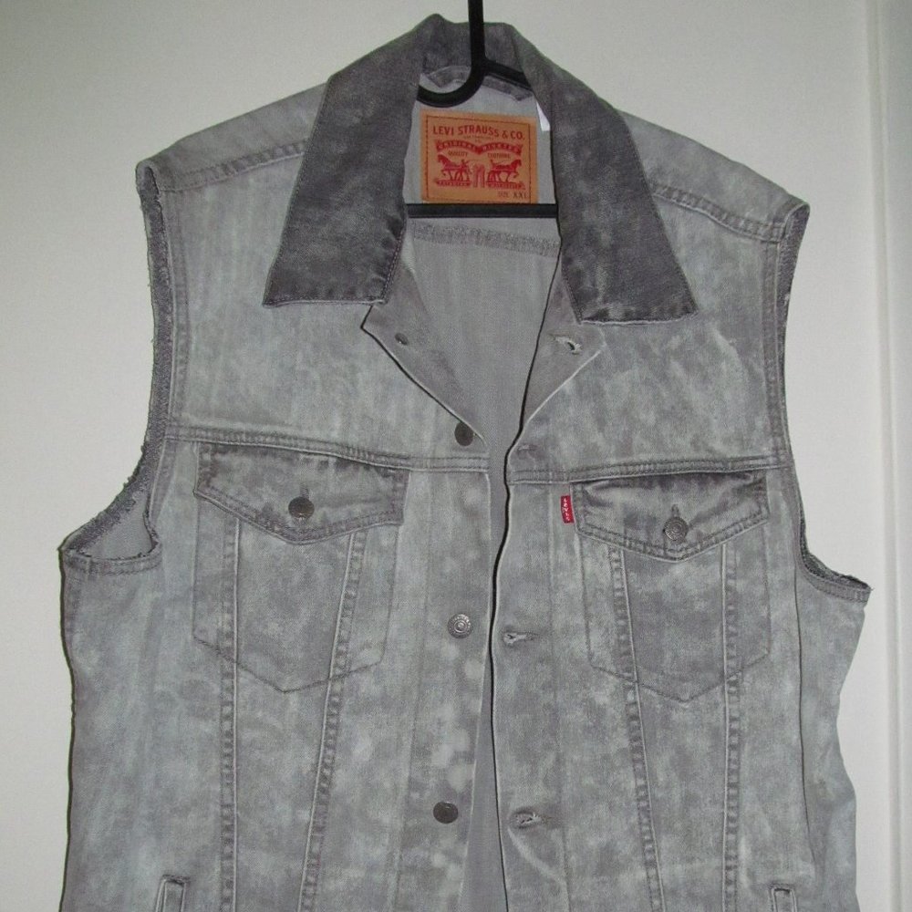 Levi Strauss Washed Jean Vest